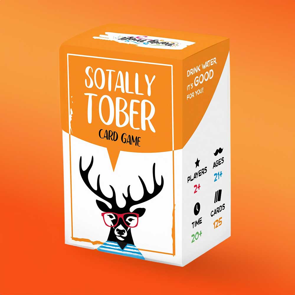 Sotally Tober - Karten Trinkspiel totally sober Kartenspiel für Erwachsene und Jugendliche